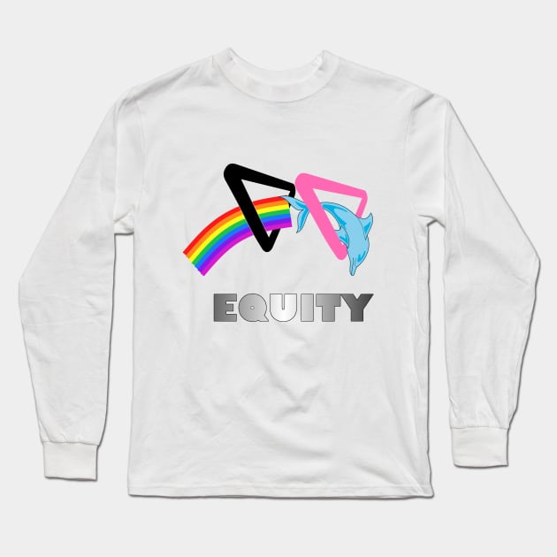 Equity Dolphin Long Sleeve T-Shirt by 9teen